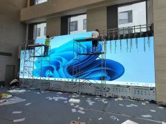 河北明珠大廈室內P1.83全彩LED顯示屏高清案例