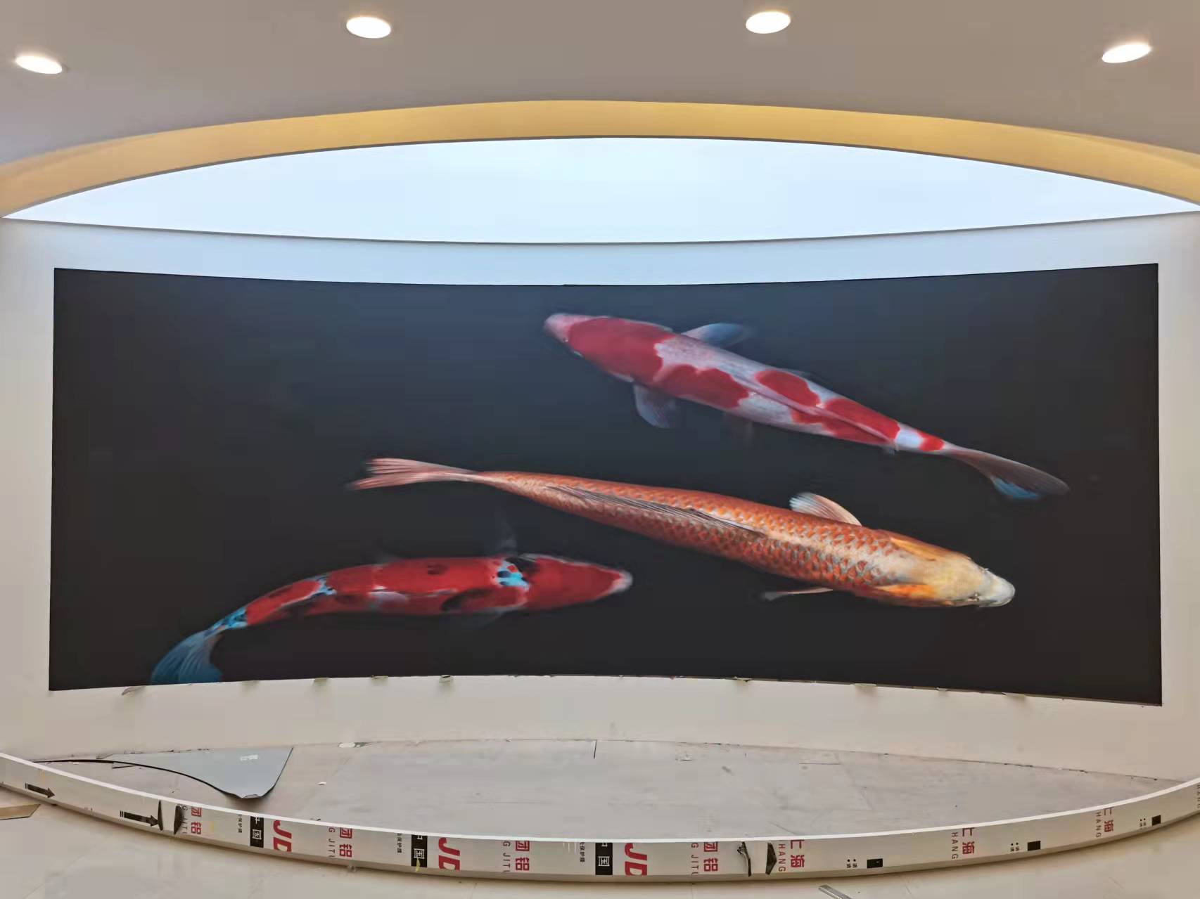 山東臨沂公路管理局室內(nèi)P2.0全彩LED顯示屏山東鄰